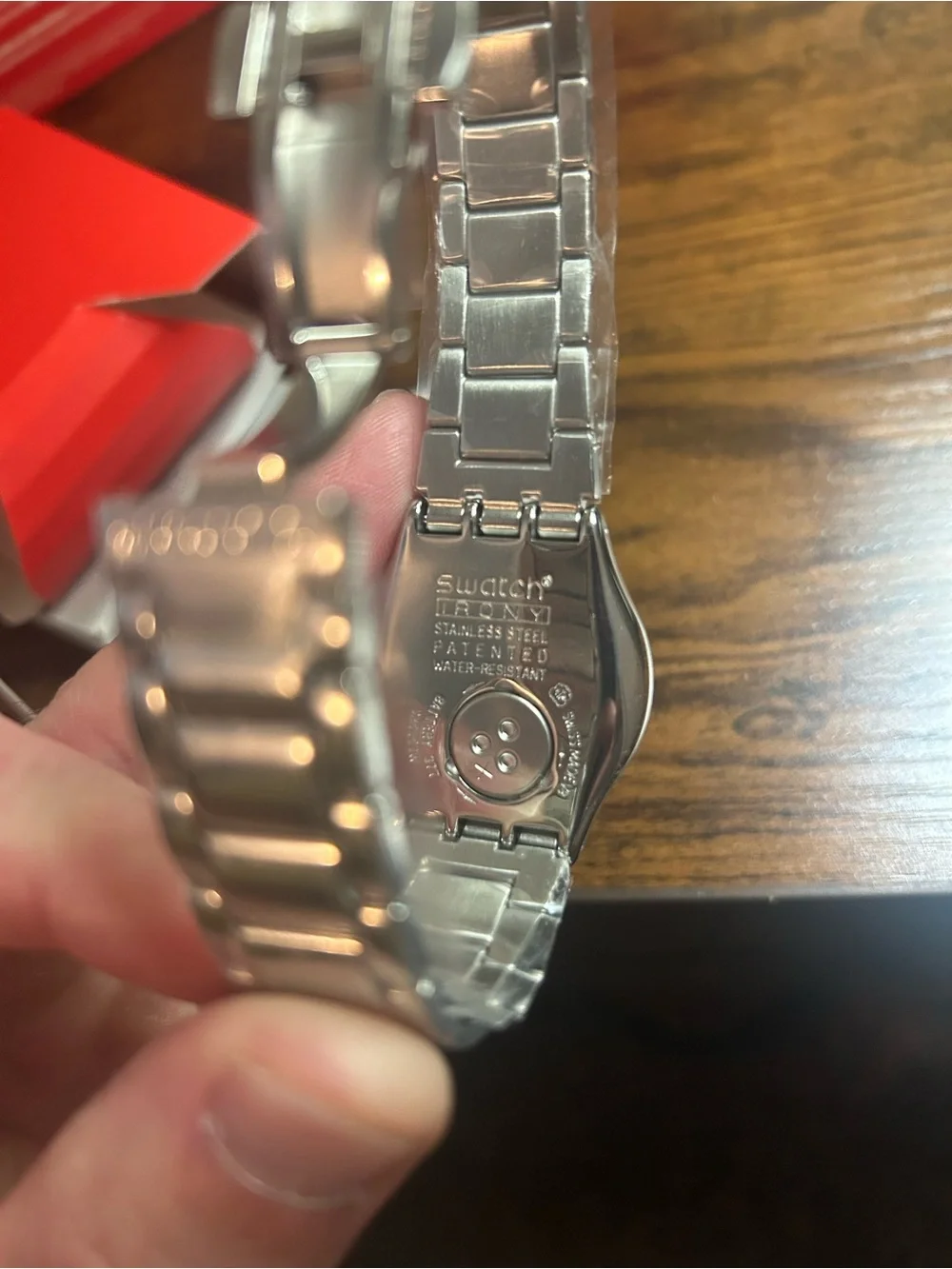 Swatch Petal Frenzy YLS235G Stainless Steel Watch New in Box